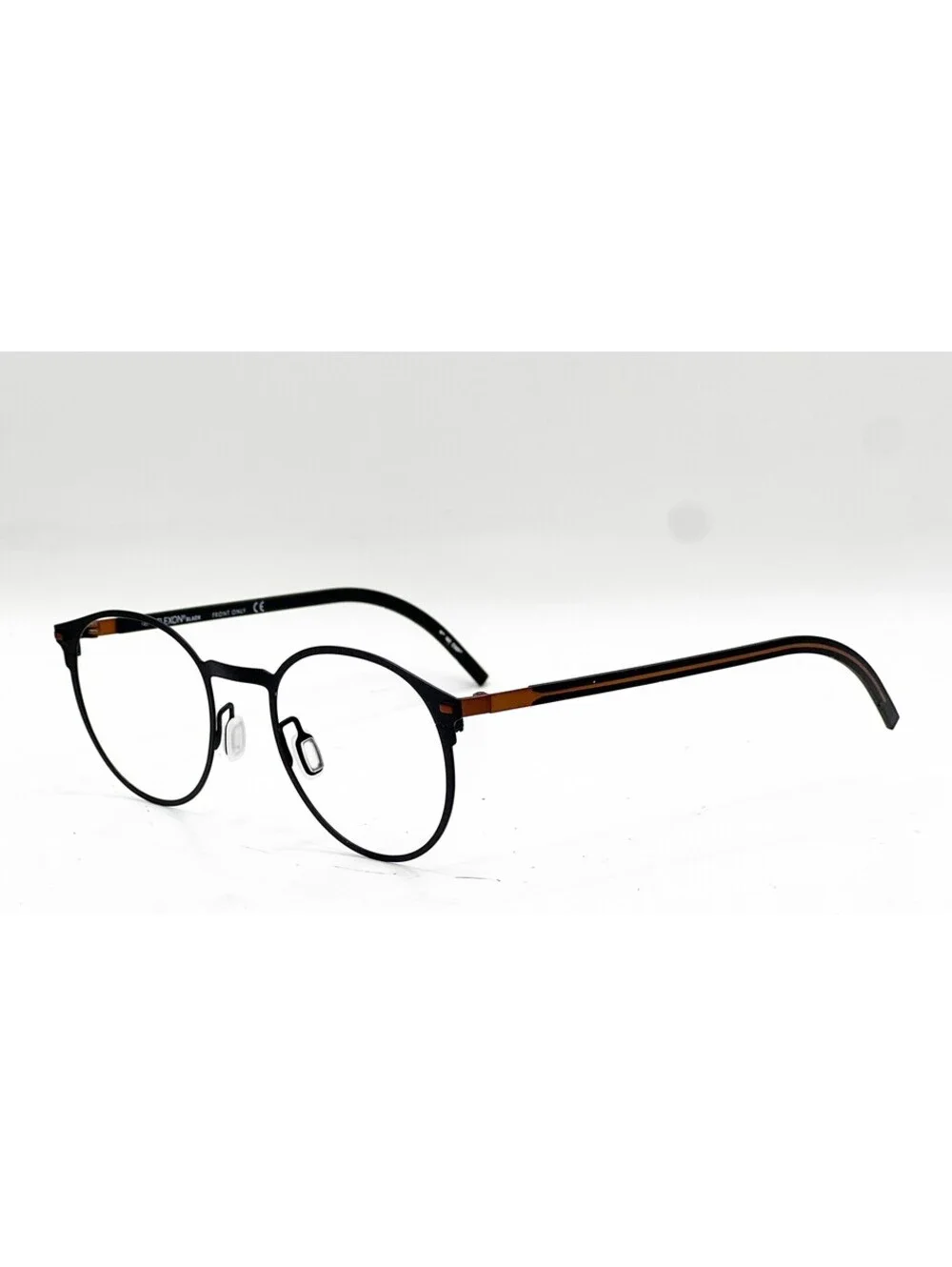 Flexon B2075 001 Black Authentic Eyeglasses 49-21-145